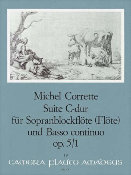 Amadeus Corrette M. - Suite C-dur Op. 5/1 - FLB Soprano et BC