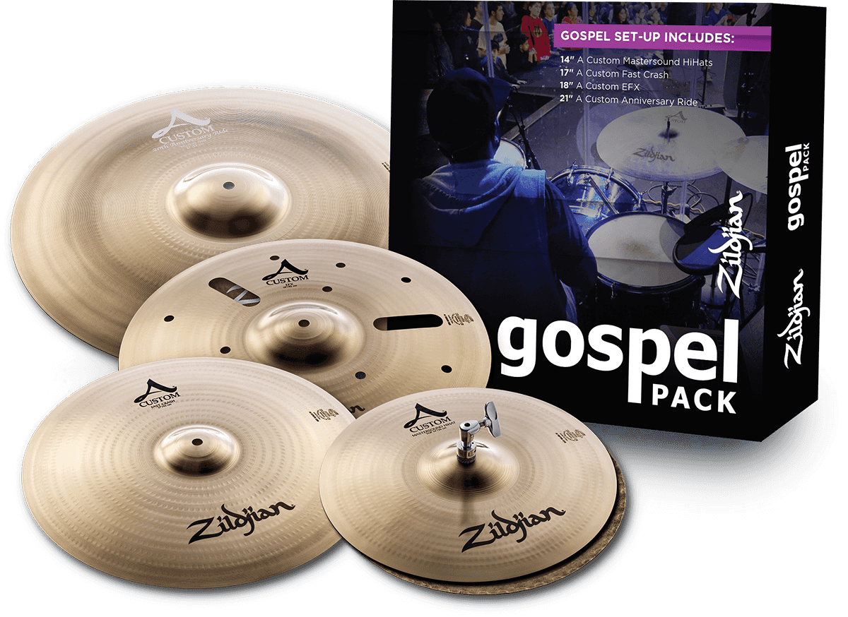 AC0801G - Pack Cymbales Gospel Serie A Custom