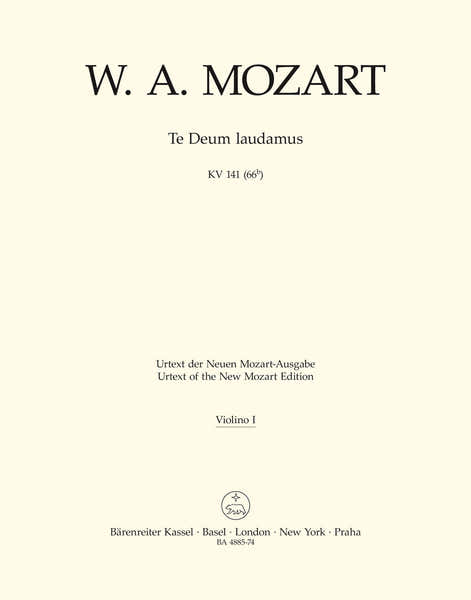 Mozart W.a. Te Deum Laudamus KV 141 (66B)
