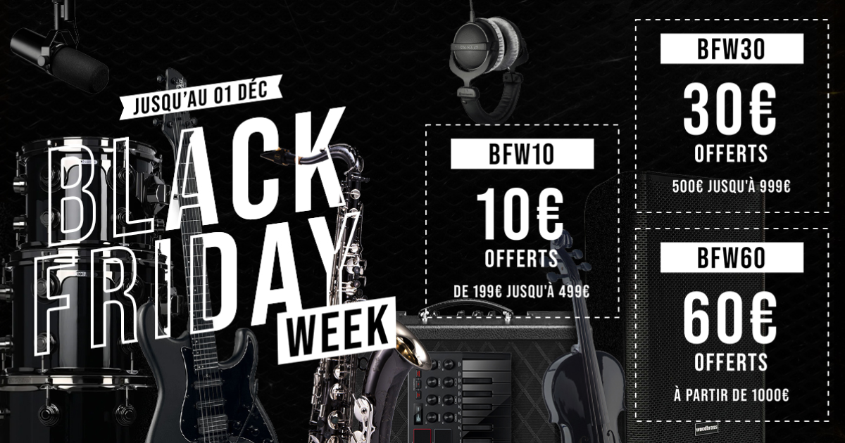 Black Friday Woodbrass – Les offres à ne pas manquer