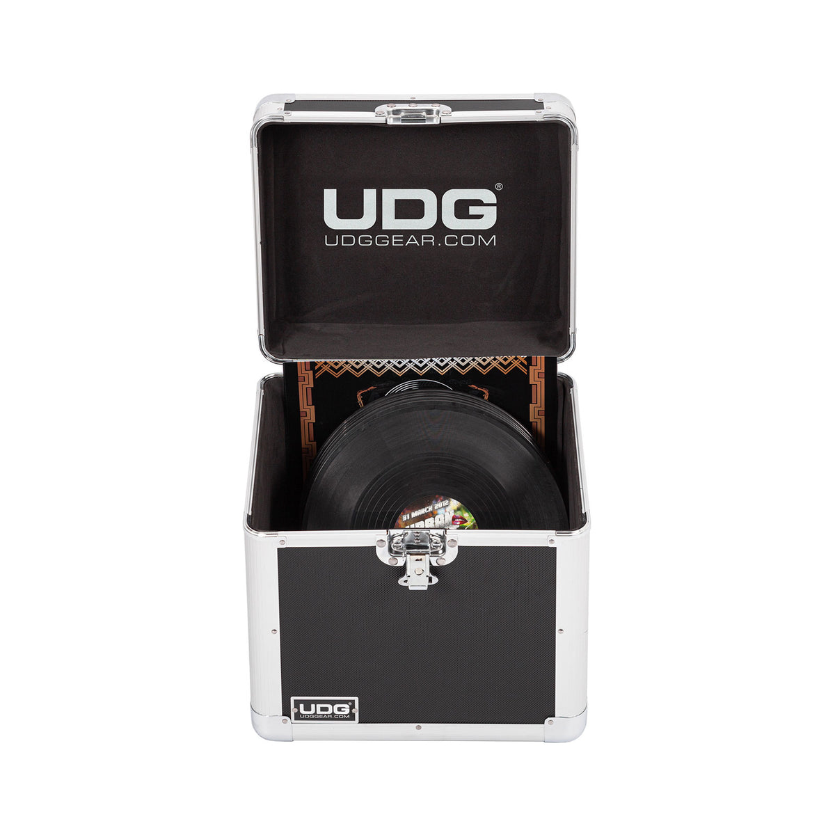 U 93017 SL - Flight Record Case 80 Vinyl Silver