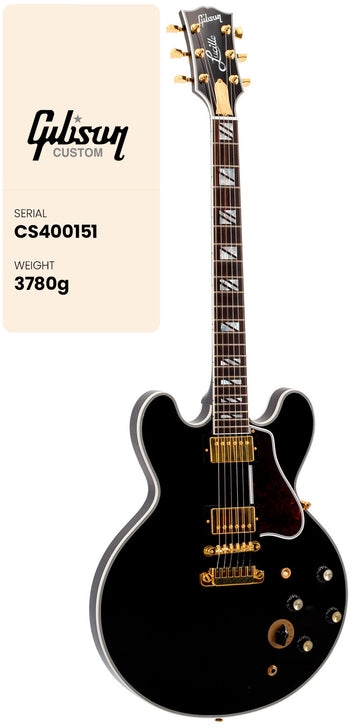 Lucille Signature B.B. King Legacy Transparent Ebony CS MC #CS400151 Stock B