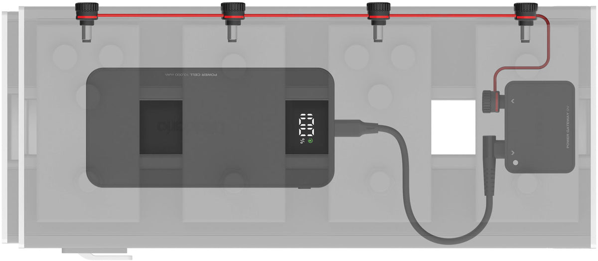 XPND Pedal Power Battery Kit with International Plugs