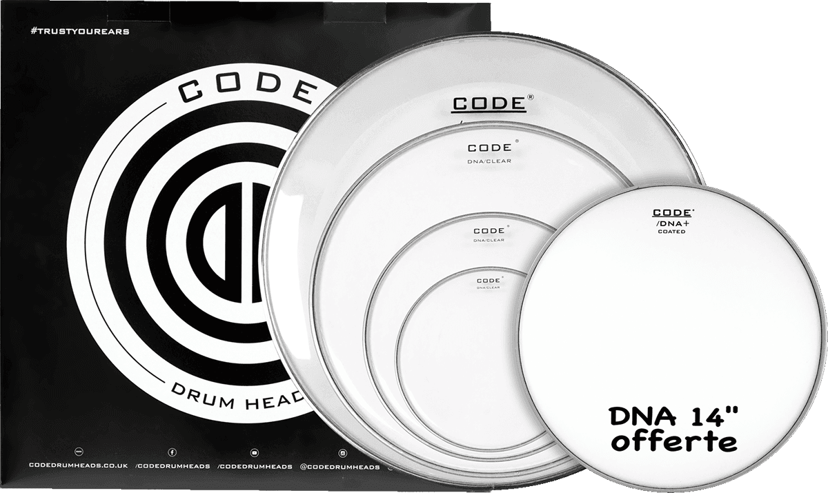 Full Pack DNA Clear 10/12/16/22 + 14" DNA Sablée