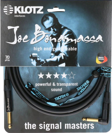 Joe Bonamassa Guitar 4,5M Jack Mono-Jack Mono Coudé,