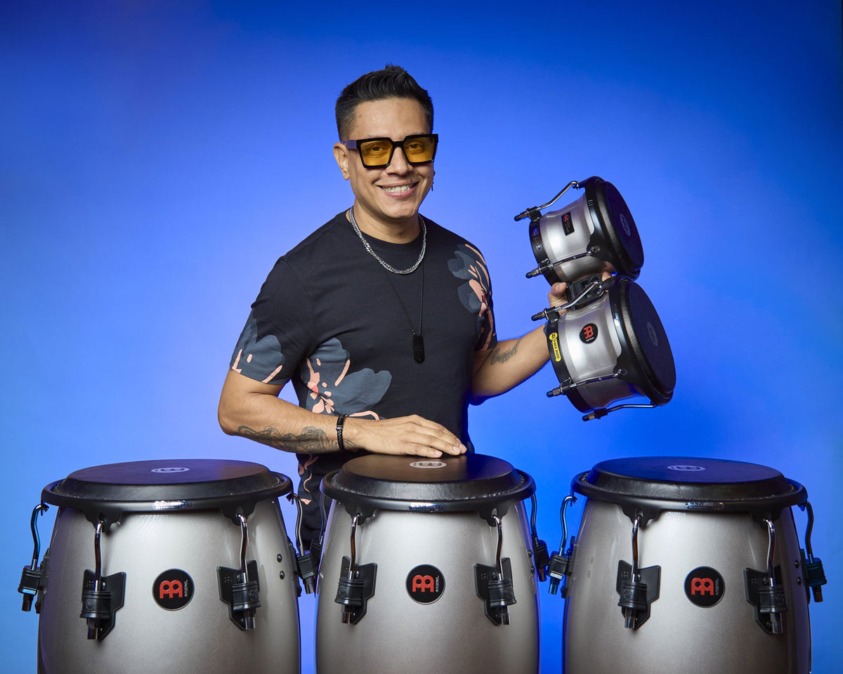 DC400PG - Bongos Meinl Artist D.Camacho Gris