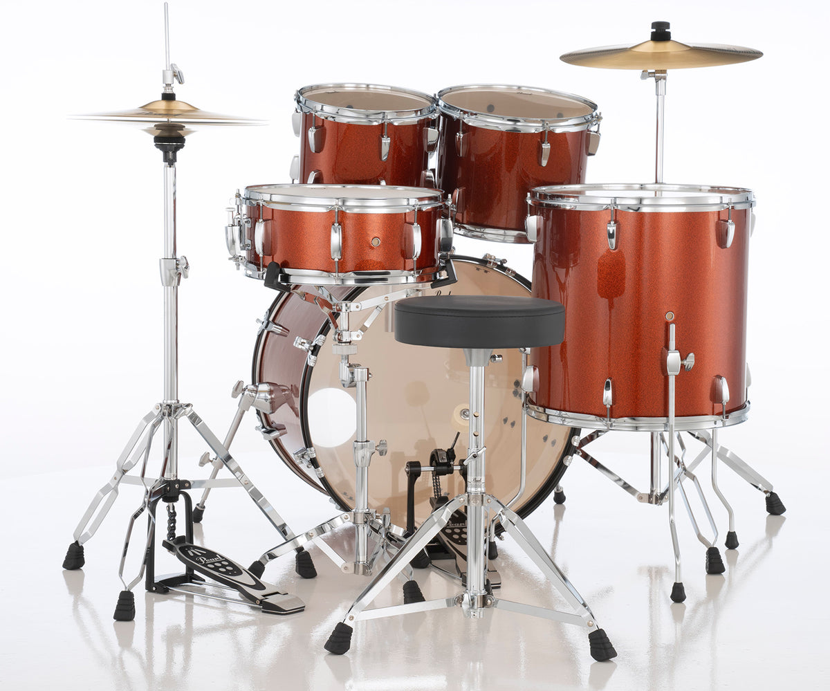 Roadshow rock 22 + Pack Sabian Solar Burnt Orange Sparkle