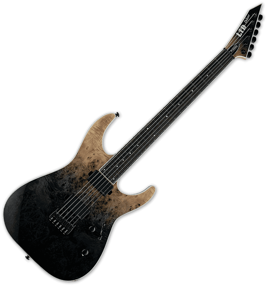 M1000 Hipshot Fluence Burled Poplar Black Fade