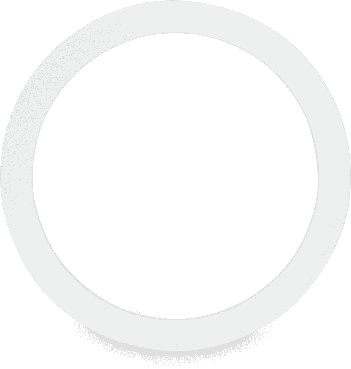 Port Hole 4" White