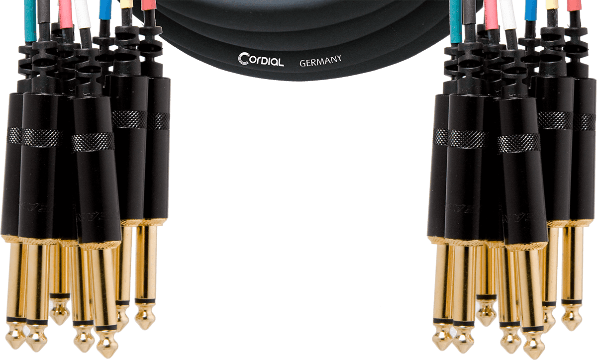 Multipaire 8 Jack Mono/8 Jack Mono 3 M