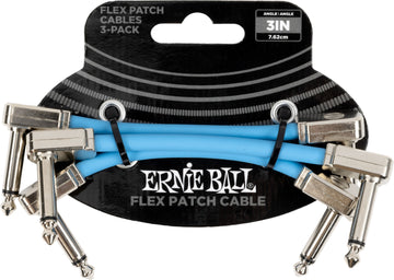 Cable Patch Flex 7,5Cm - Pack 3 Bleu