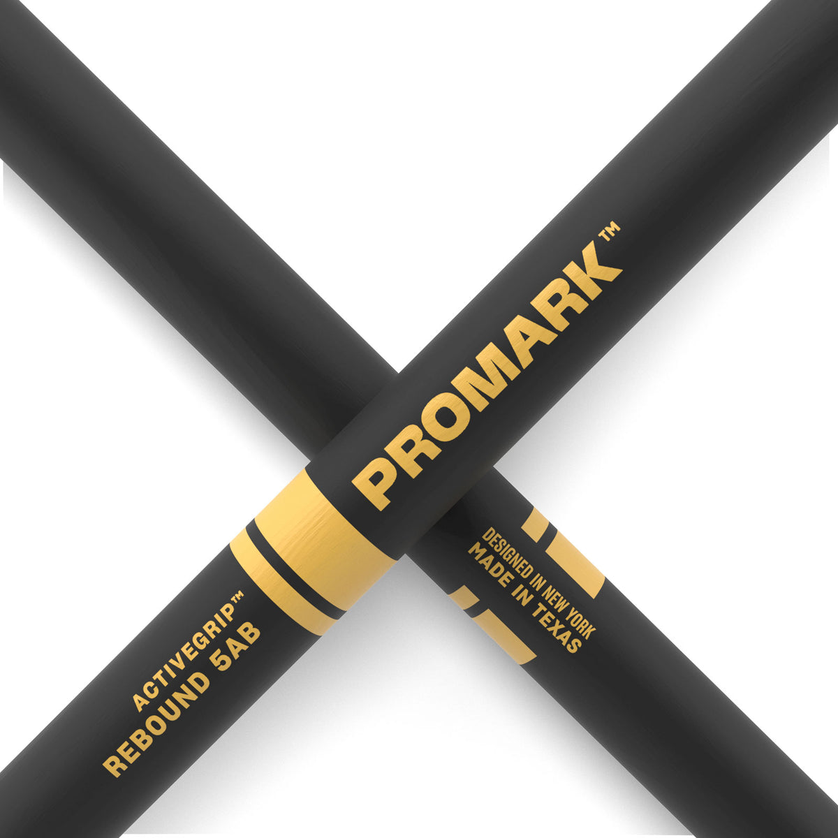 R5ABAG - hickory Rebound 5AB ActiveGrip olive en bois en forme de gland