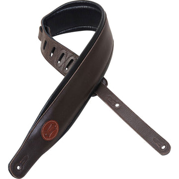 6 CM Logo Levy's Cuir Pleine Fleur Dark Brown