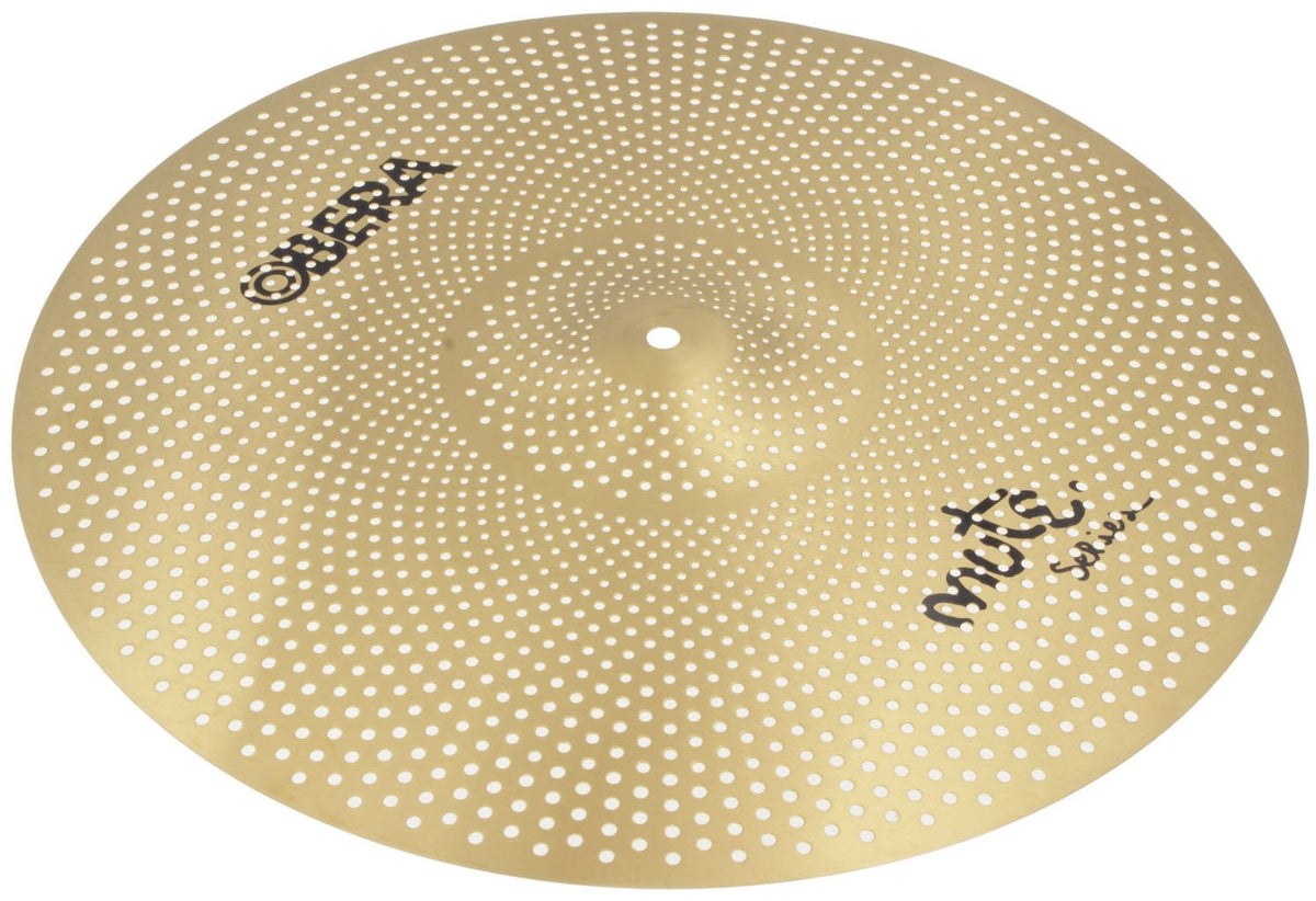 Set 2 Cymbales Silencieuces Mute - 14" 20" - Finition Brass