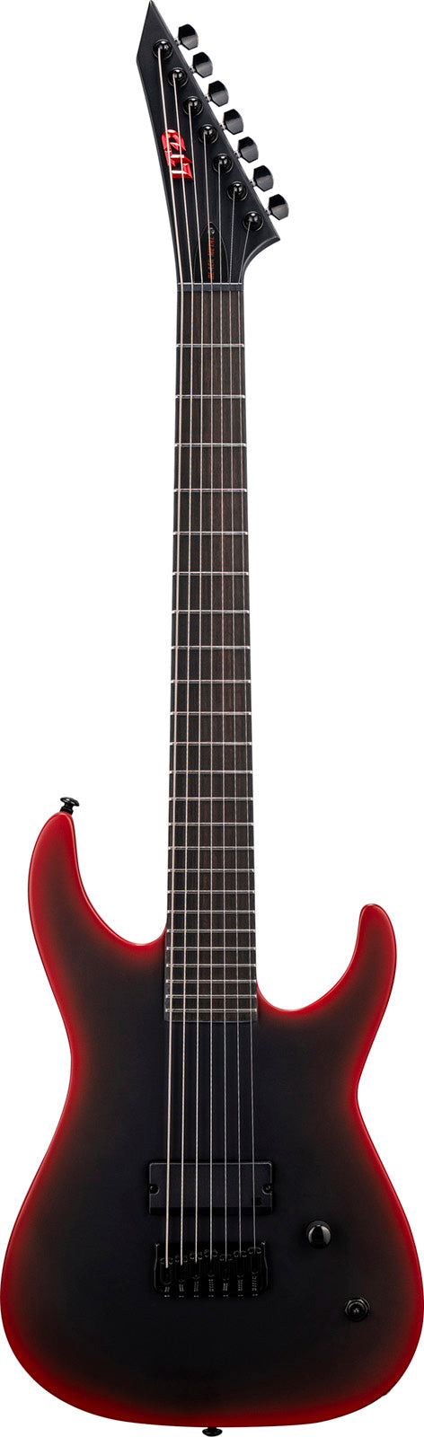 M-7 Baritone HT Black Metal Red Burst Satin