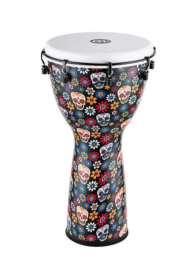 12" Alpine Series Djembe Head Day Of The Dead