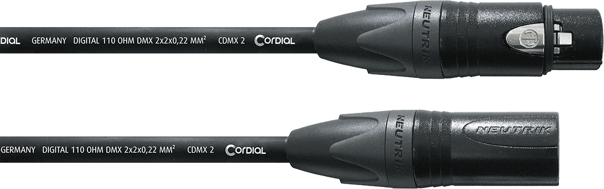Câble DMX 5 Points Connects 1 M