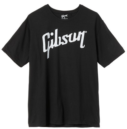 "M" Lifestyle Distressed Gibson Logo T Black