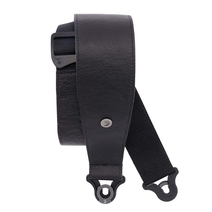 Sangle en Cuir Confort Auto Lock Black