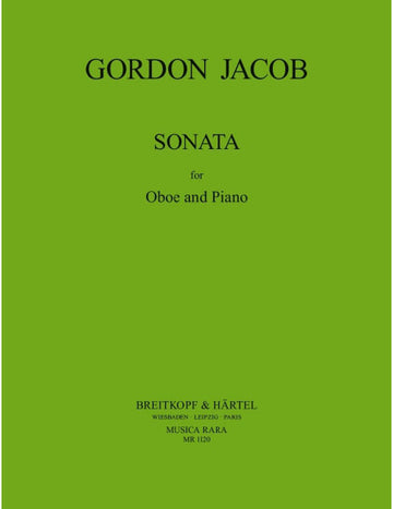 Jacob - Sonata - Hautbois et Piano