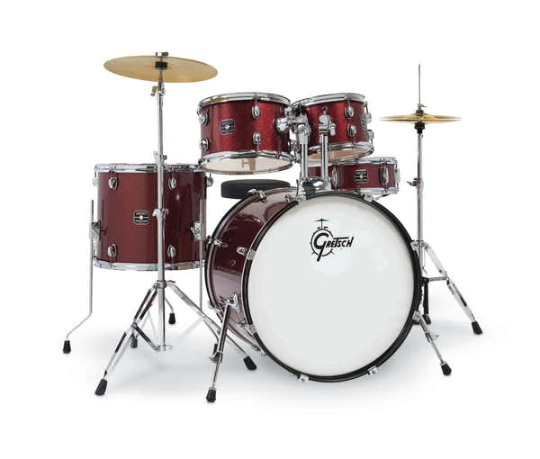 Gretsch Drums Renegade Series 10/12/16/22/14SD Ruby Sparkle