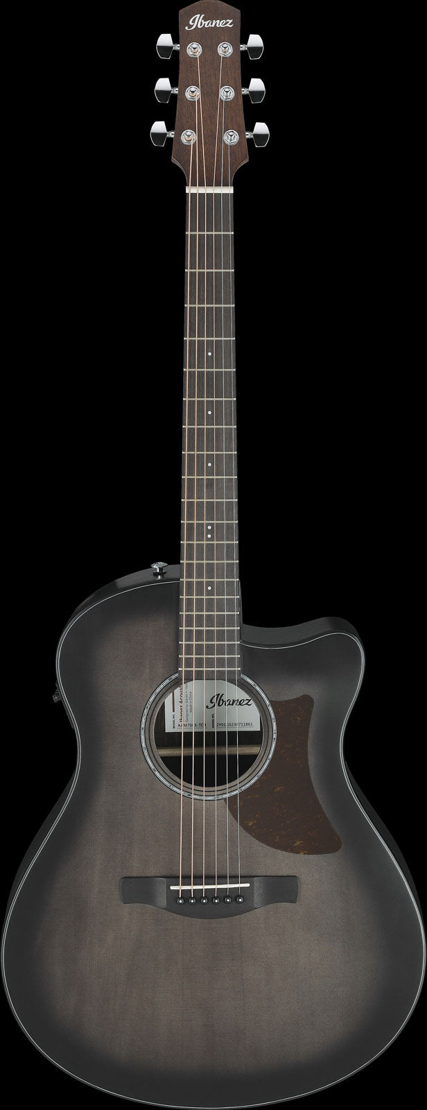 AAM70CE-TBN Transparent Charcoal Burst Top Advanced Acoustic