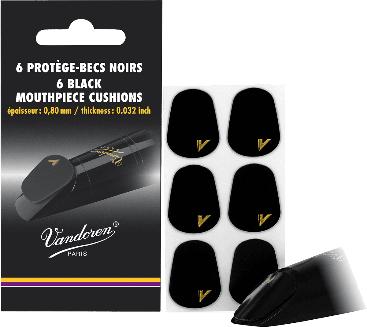 Pastilles Protège-bec Noires (X6 Pieces)
