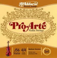 4/4 Pro Arte Violon Jeu De Cordes Medium/re File