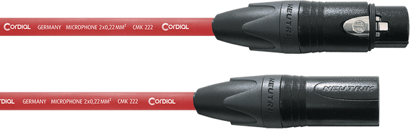 Câble Micro XLR 5 M Rouge