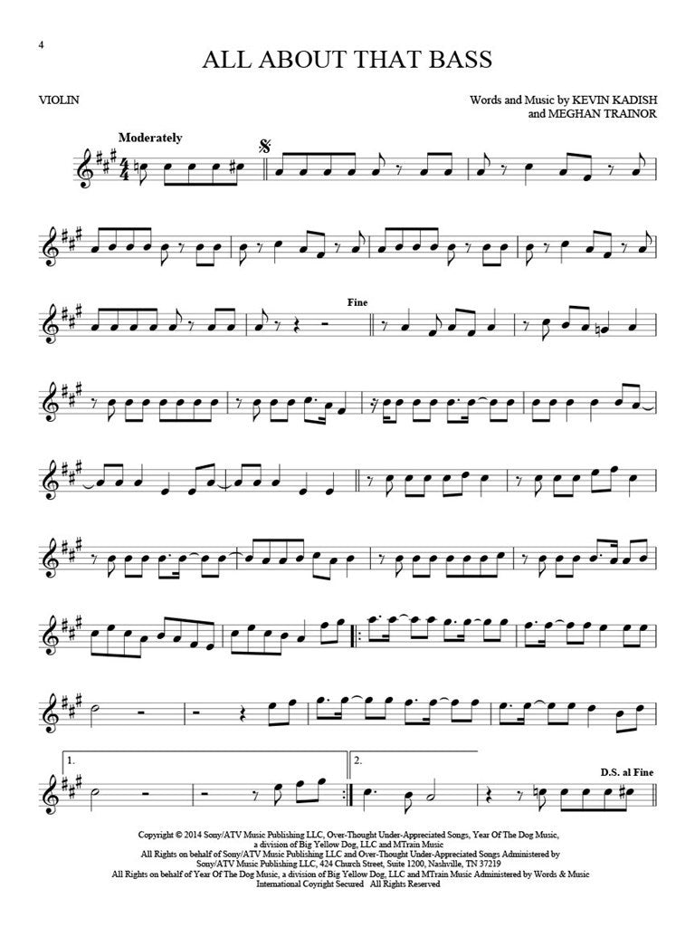 101 Hit Songs - Violon