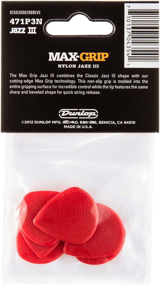 6 x 1,38mm Max Grip Jazz III Nylon