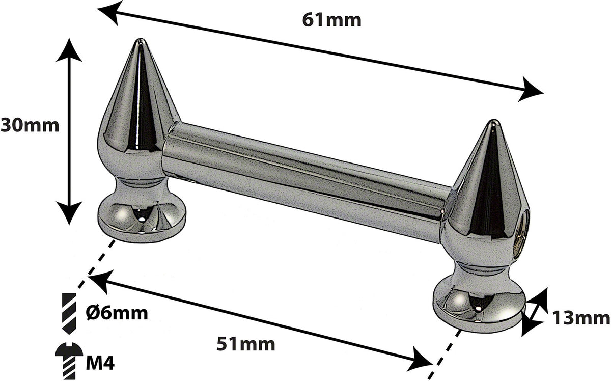 TL4D51 - Coquille Tube - 51mm - Double Tirant (X1)