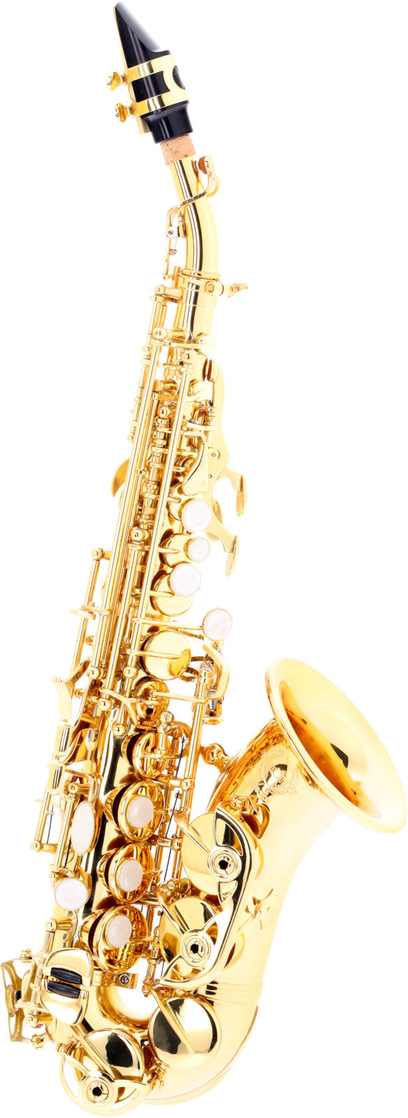 Woodbrass WSSC300 - Soprano Courbe Si b Verni