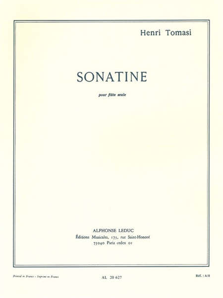 Sonatine For Solo Flute