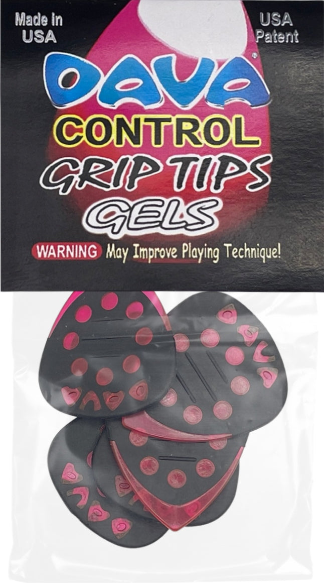 Médiators Grip Tips Bout Gel Sachet De 6 Pcs