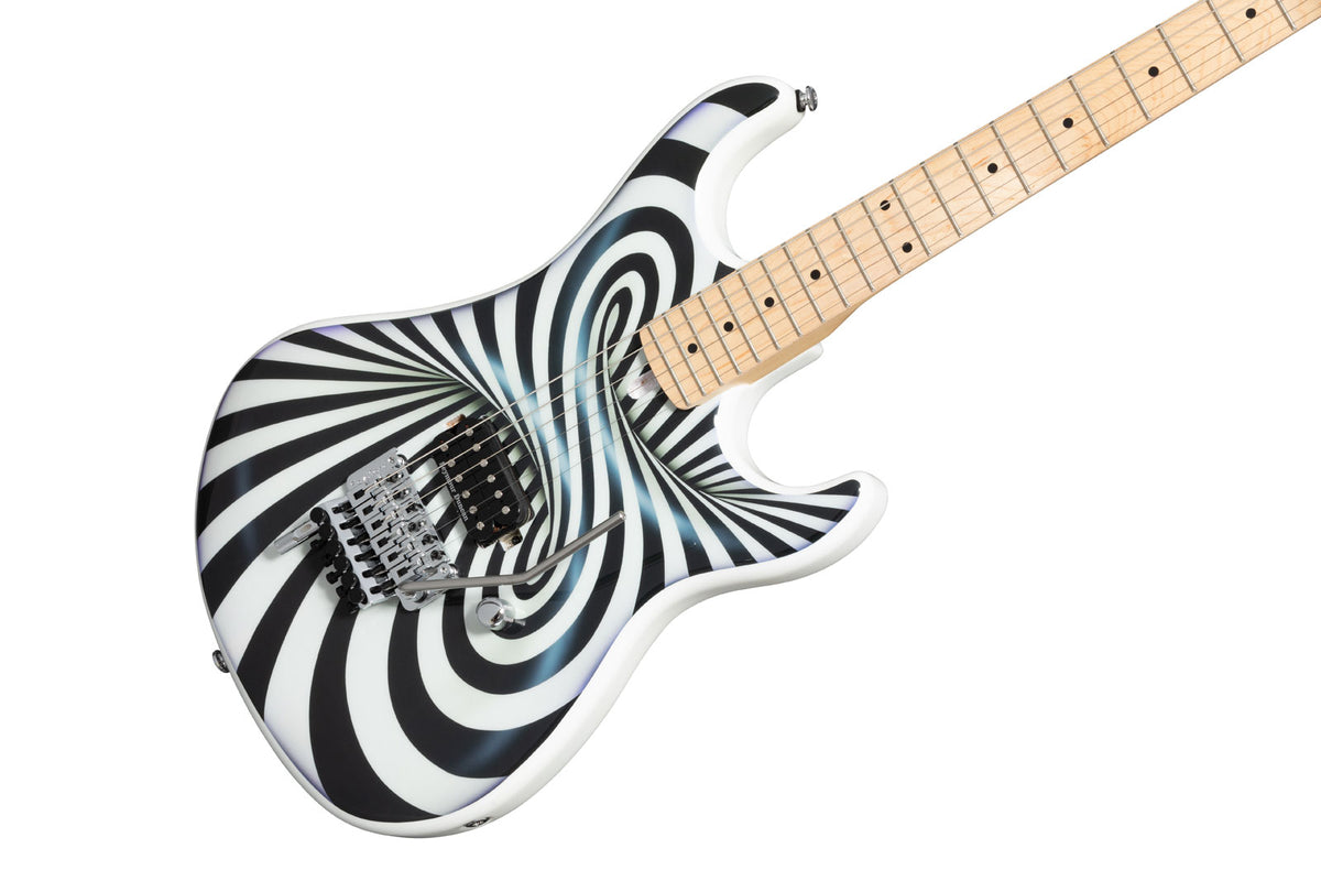 Custom Graphics The 84 3D Black White Swirl - Stock-B