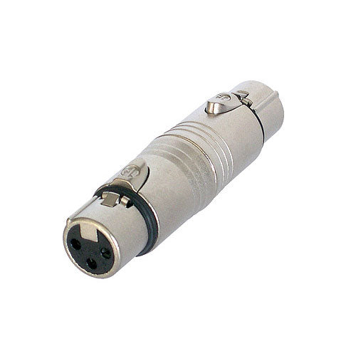 Neutrik NA3ff - Adaptateur XLR 3 Femelle / XLR 3 Femelle