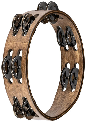 Tambourin Bois 8 Brun Cymb Laiton