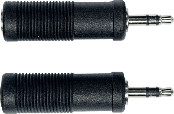 Yellow Cable Adaptateur Jack Male 3.5 MM Stéréo Jack Fem. 6.35 MM - Lot de 2