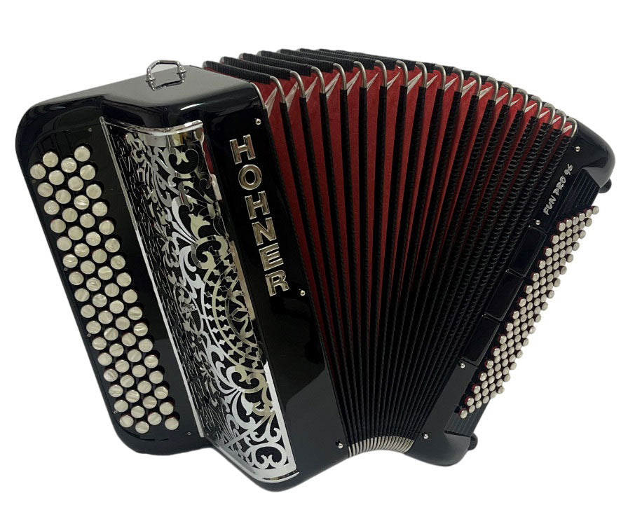Hohner Fun Pro 96B Noir (souffet Rouge)