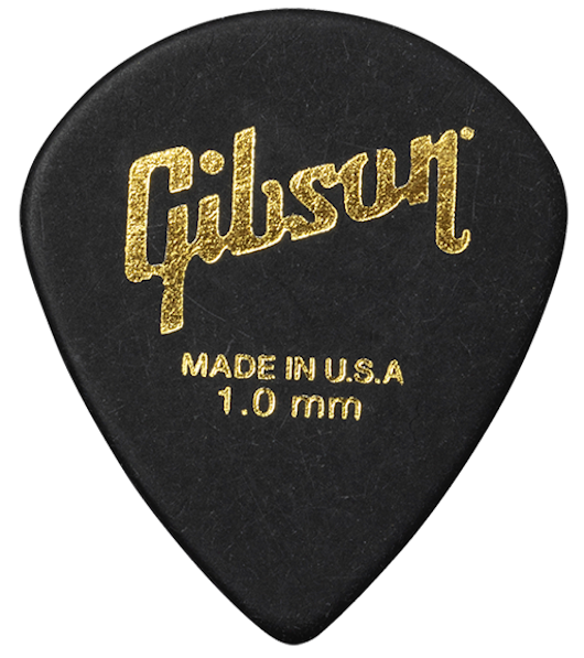 Modern Guitar Picks 6 Pack Black 1.0mm Guitar Picks