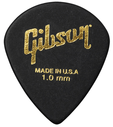 Modern Guitar Picks 6 Pack Black 1.0mm Guitar Picks