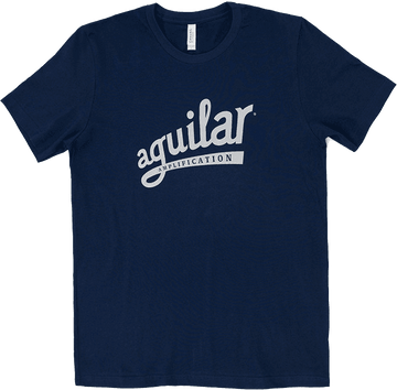 "XL" T-shirt Navy-silver