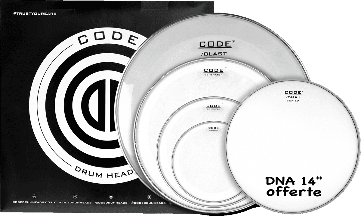 Full Pack GENERATOR Clear 10/12/16/22 + 14" DNA Sablée