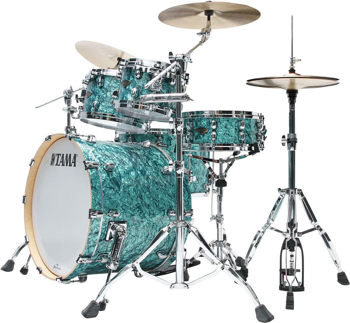 Starclassic Walnut/birch Stuio 22 Turquoise Pearl