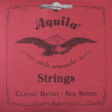 12B Red Jeu Banjo 5 Cordes DCGCG Tirant Medium