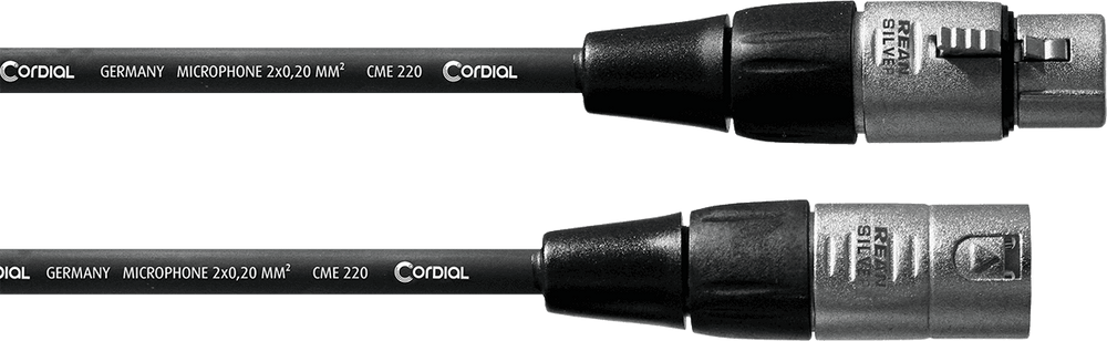 Cordial Câble Micro XLR 2,5 M