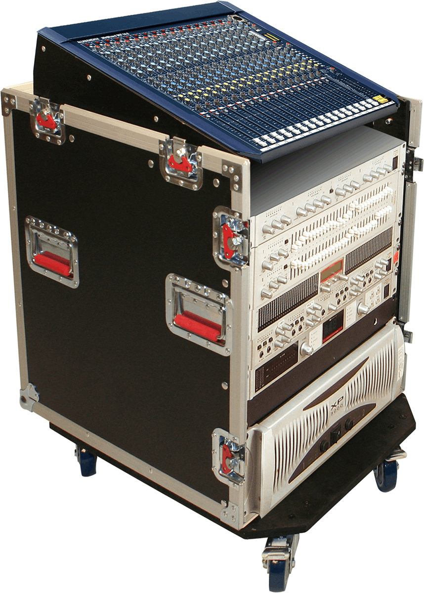 Bois G-tour Pour Console de Mixage 12u avec Rack 12u Intgr