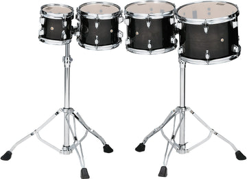 Set Tom De Concert HIGH-pitched Transparent Black Burst