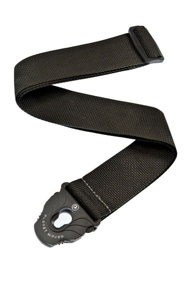 D'ADDARIO Planet Lock Guitar Strap Polypropylene Black